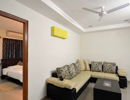 Serviced apartments in Madhapur, Hyderabad | Exterior view