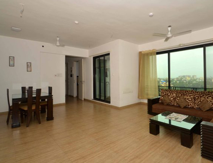 Fully Furnished Service Apartments in Mumbai | living area