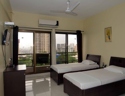 Bed room | Service Apartments in Mumbai