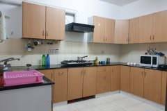 Kitchen at one of the Service Apartment in Bangalore